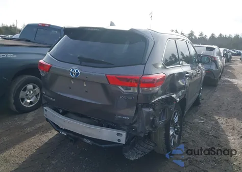 2019 Toyota Highlander Hybrid Limited Platinum z USA, uszkodzony, nr VIN 5TDDGRFH9KS056694